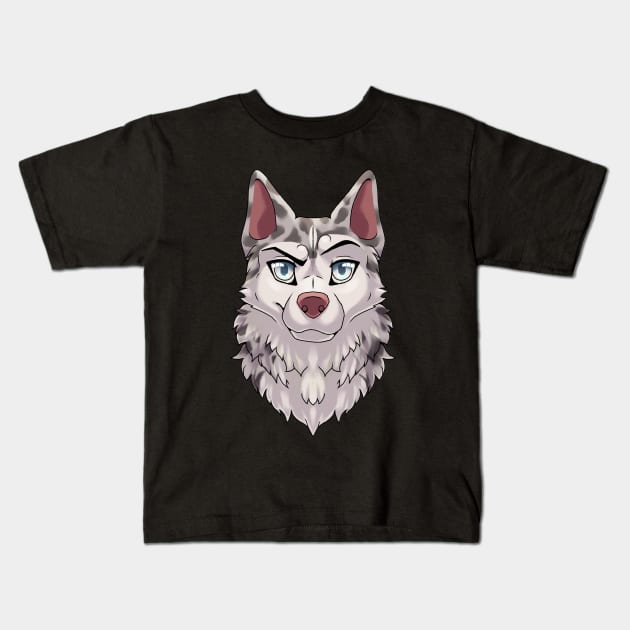 Confident Cocky Expression Blue Merle Husky Siberian Husky